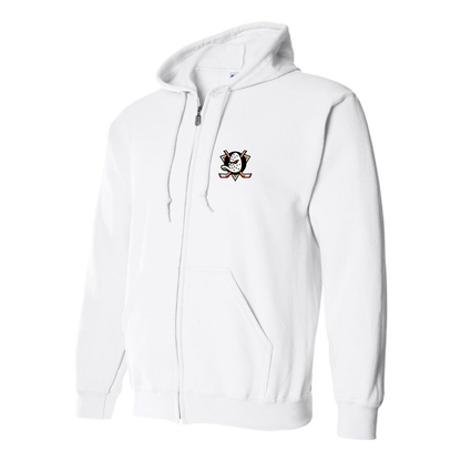 Men's Anaheim Ducks Logo Zipper Hoodie