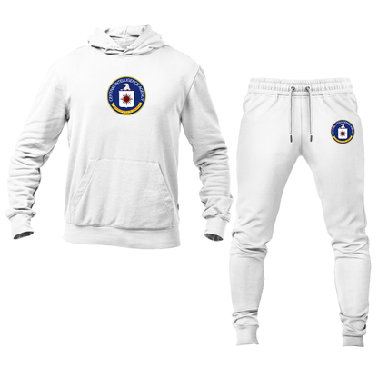 Men's CIA Logo Hoodie Joggers Set