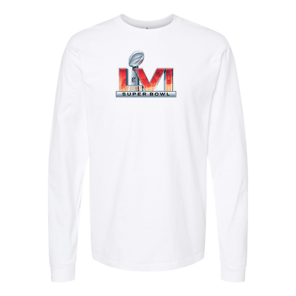 Men's Superbowl LVI Logo  Cotton Long Sleeve T-Shirt