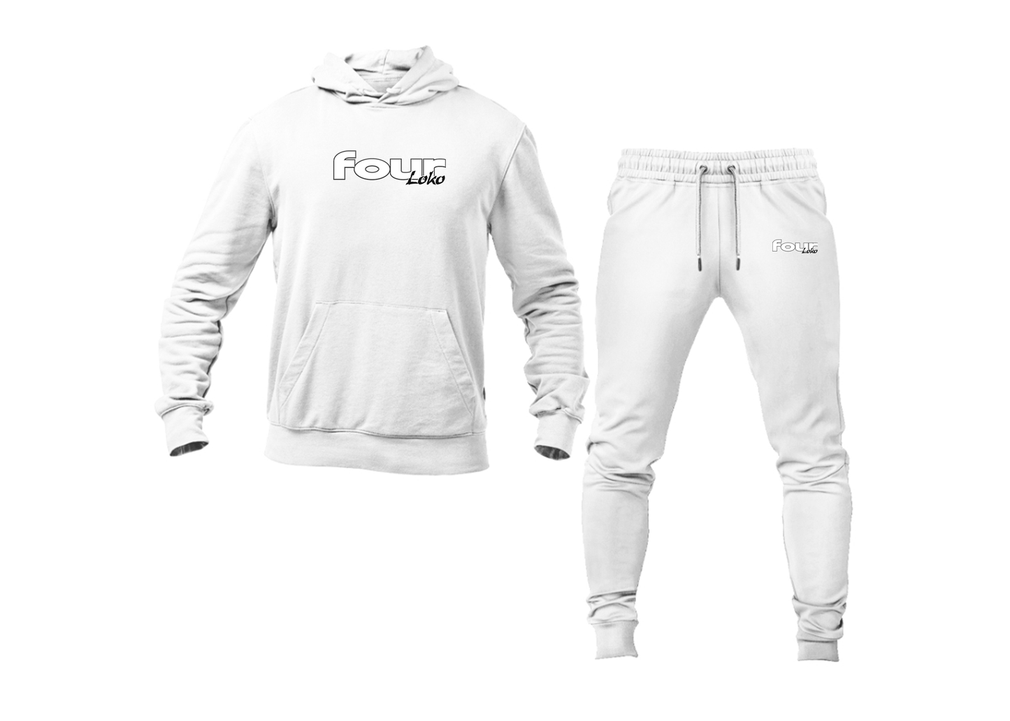 Men's Four Loko Logo Hoodie Joggers Set