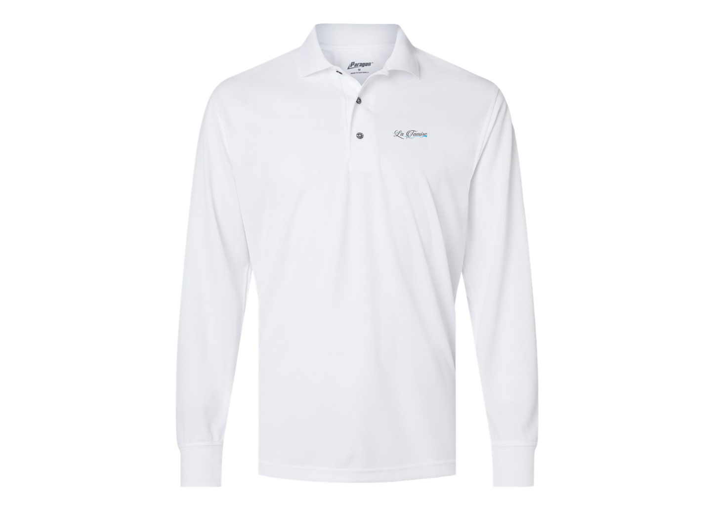 Men's La Tamise Logo Paragon Prescott Long Sleeve Polo