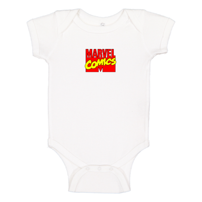 Marvel Comics Logo Baby Romper Onesie