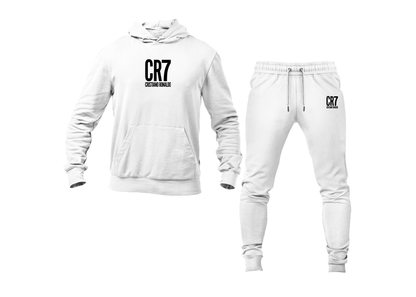 Men's CR7 Logo Hoodie Joggers Set