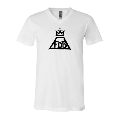 Fall Out Boy BELLA  CANVAS - Jersey V-Neck T-Shirt