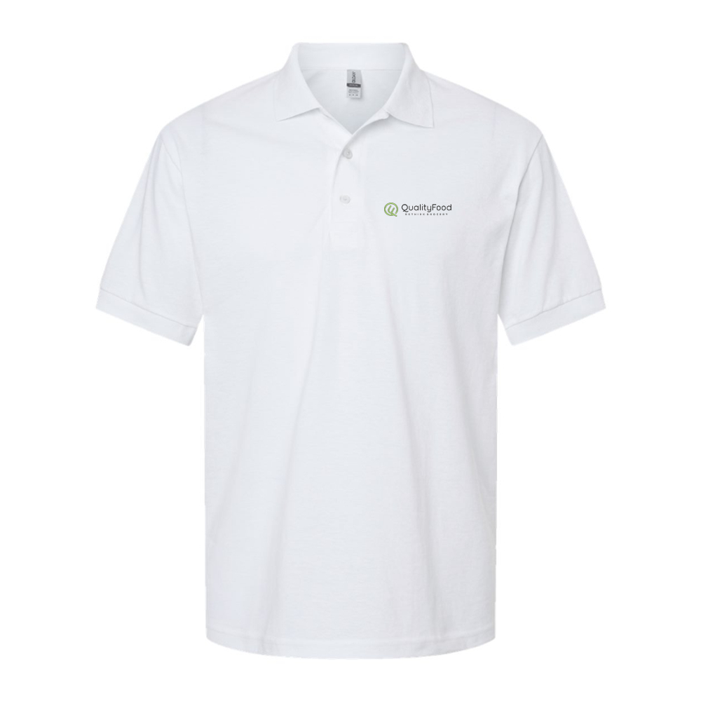 Men's Quality Food Logo Dry Blend Polo