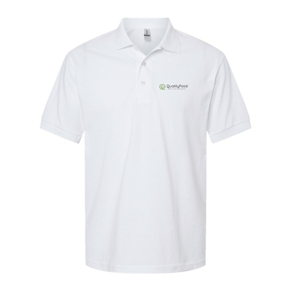 Men's Quality Food Logo Dry Blend Polo