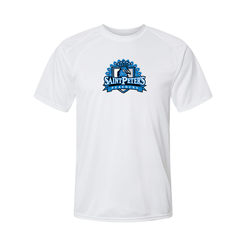 Men's Saint Peters Peacocks Logo Polyester T-Shirt