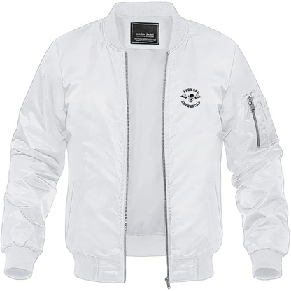 Men's A7X Logo Lightweight Bomber Jacket Windbreaker Softshell Varsity Jacket Coat