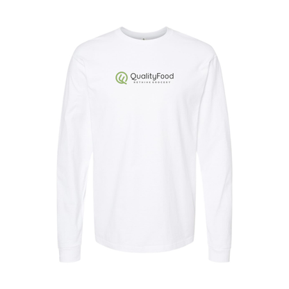Youth Quality Food Logo Cotton Long Sleeve T-Shirt