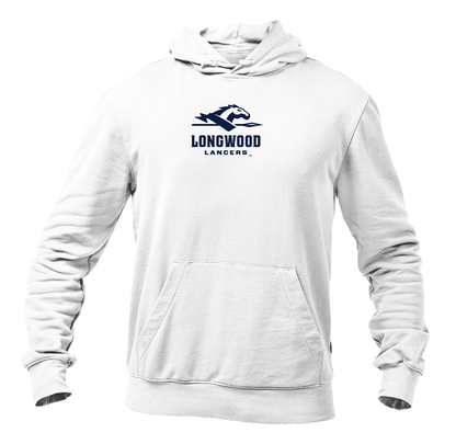 Men's Longwood Lancers Logo  Pullover Hoodie