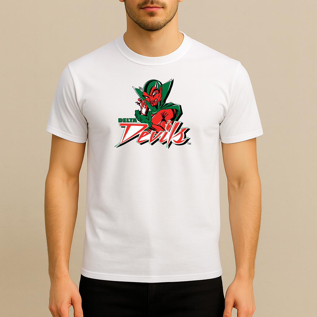 Men's MVSU Delta Devils Logo Cotton T-Shirt