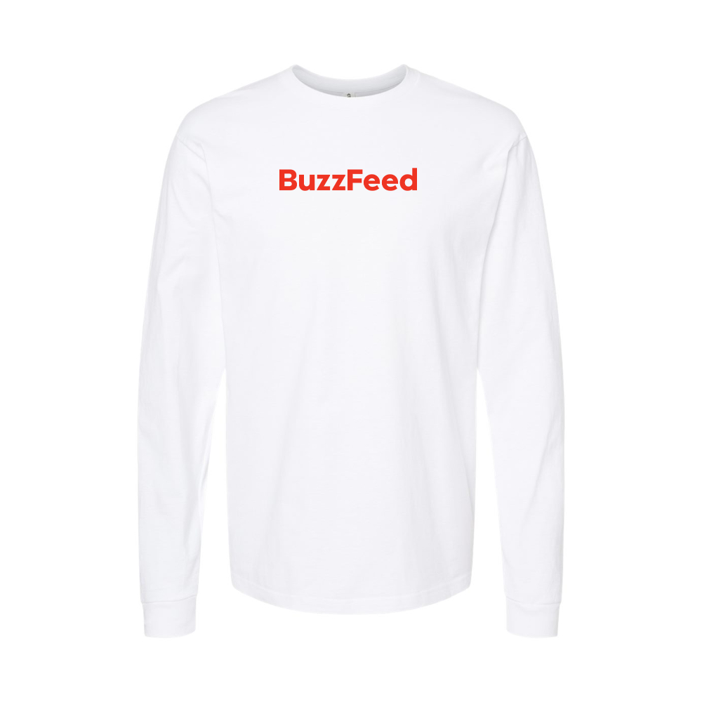 Men's BuzzFeed Logo Long Sleeve T-Shirt
