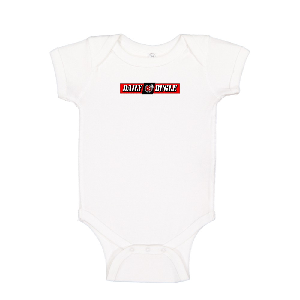 Daily Bugle Logo Baby Romper Onesie