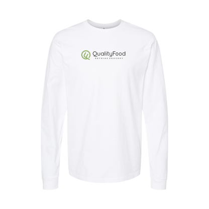 Men's Quality Food Logo Long Sleeve T-Shirt