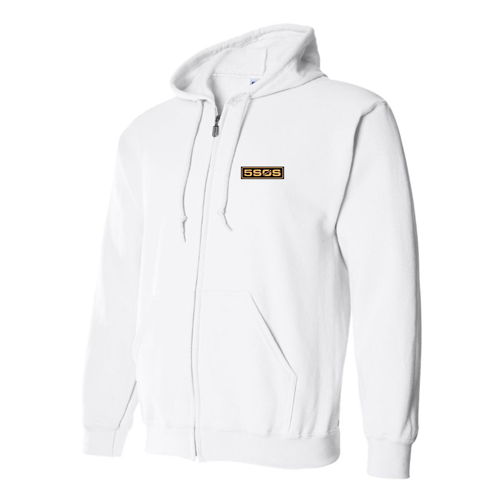 Men's 5sos Logo Zipper Hoodie