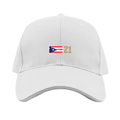 Liga de Beisbol Profesional Roberto Clemente Logo  Dad Baseball Cap Hat