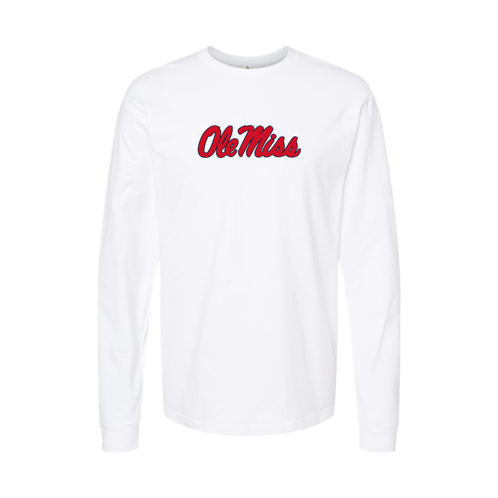 Men's Mississippi Rebels Logo Long Sleeve T-Shirt