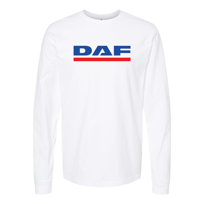Men's  DAF Logo Cotton Long Sleeve T-Shirt