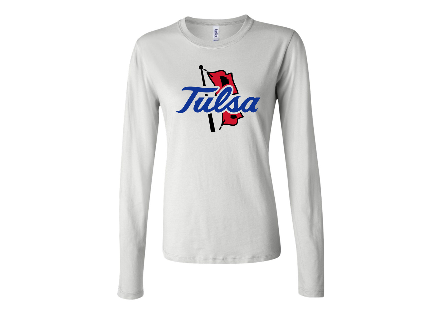 BELLA CANVAS Women’s Tulsa Golden Hurricane Jersey Long Sleeve Tee