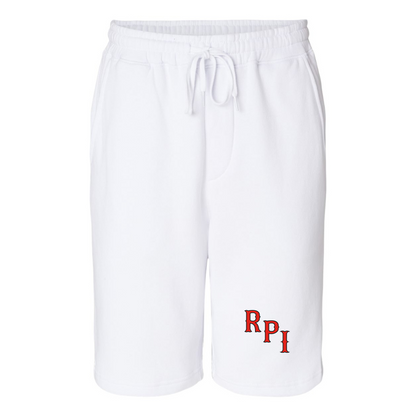 Men's RPI Engineers Logo Independent Trading Co Midweight Fleece Shorts