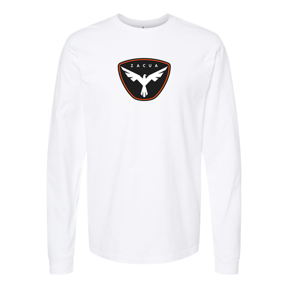 Men's Zacua Logo  Cotton Long Sleeve T-Shirt