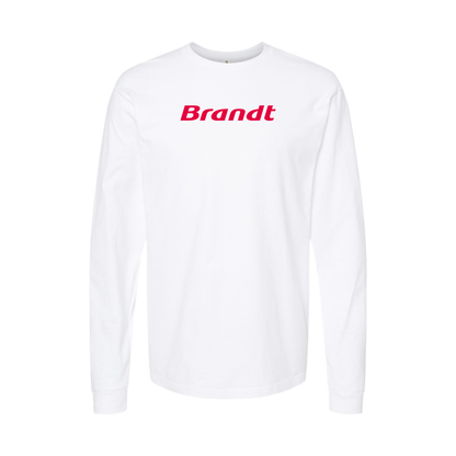 Youth Brandt Logo Cotton Long Sleeve T-Shirt