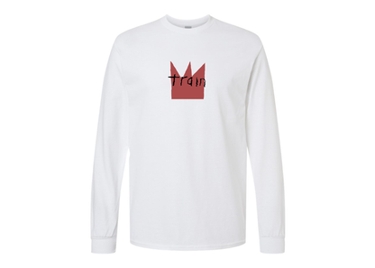 Men's Train Gildan Heavy Cotton Long Sleeve T-Shirt