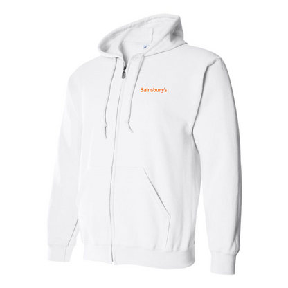Men's Sainsbury_s Logo Zipper Hoodie