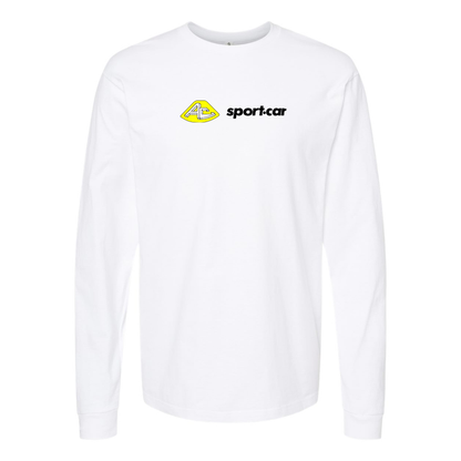Men's AC Sport Car  Logo Cotton Long Sleeve T-Shirt