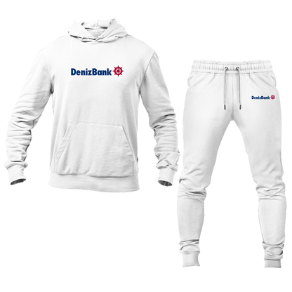 Men's DenizBank Logo Hoodie Joggers Set