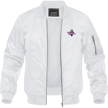 Men's  Cedar Rapids Kernels  Logo Lightweight Bomber Jacket Windbreaker Softshell Varsity Jacket Coat