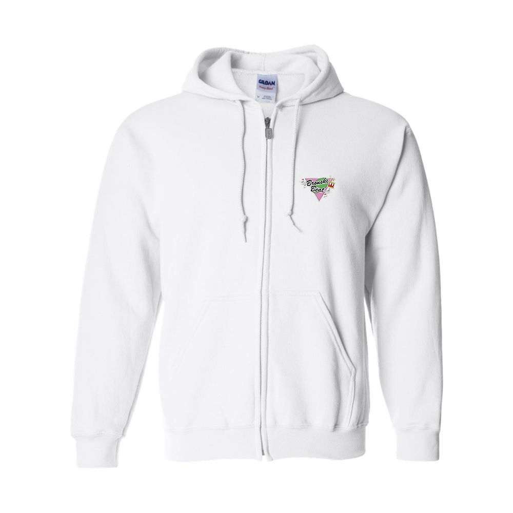 Men's  Bronski Beat   Gildan  Heavy Blend Full Zip Hooded Sweatshirt
