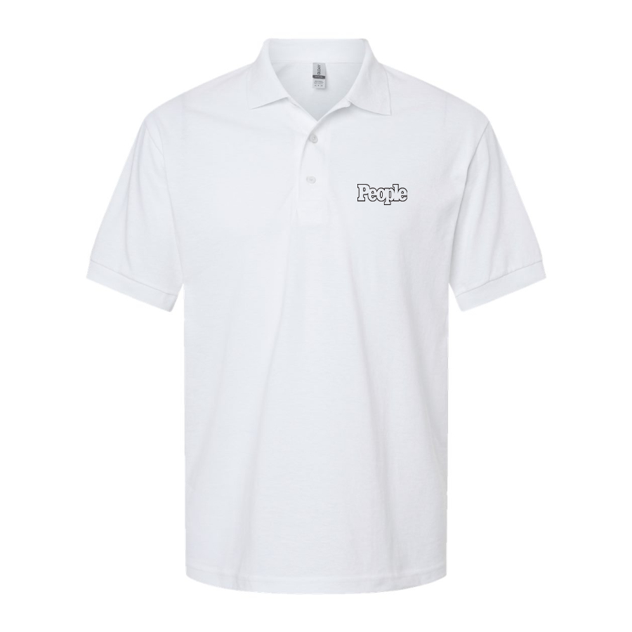 Men's People Magazine Logo Dry Blend Polo