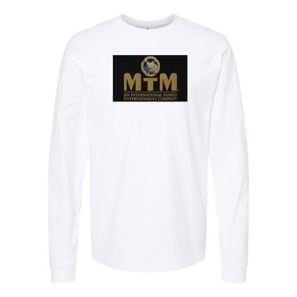 Men's  MTM Logo Cotton Long Sleeve T-Shirt
