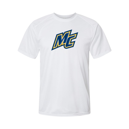 Men's Merrimack Warriors Logo Polyester T-Shirt