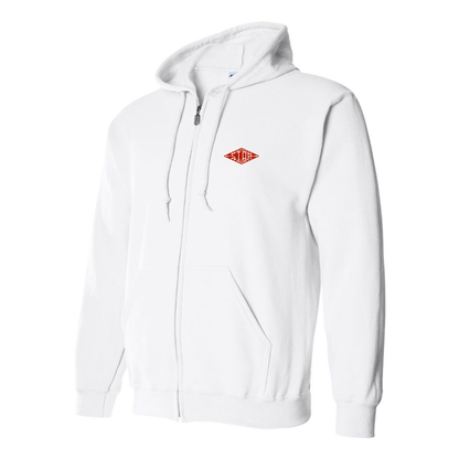 Men's Societa Torinese Automobili Rapid Logo Zipper Hoodie