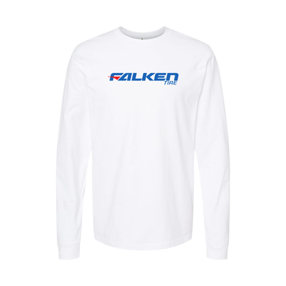 Youth Falken Tire Logo Cotton Long Sleeve T-Shirt
