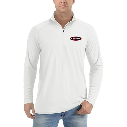 Men's Eastpak Lightweight Quarter-Zip Athletic Shirt Long Sleeve Performance Wear