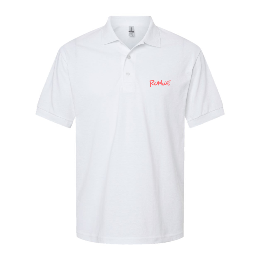 Men's Romwe Logo Dry Blend Polo