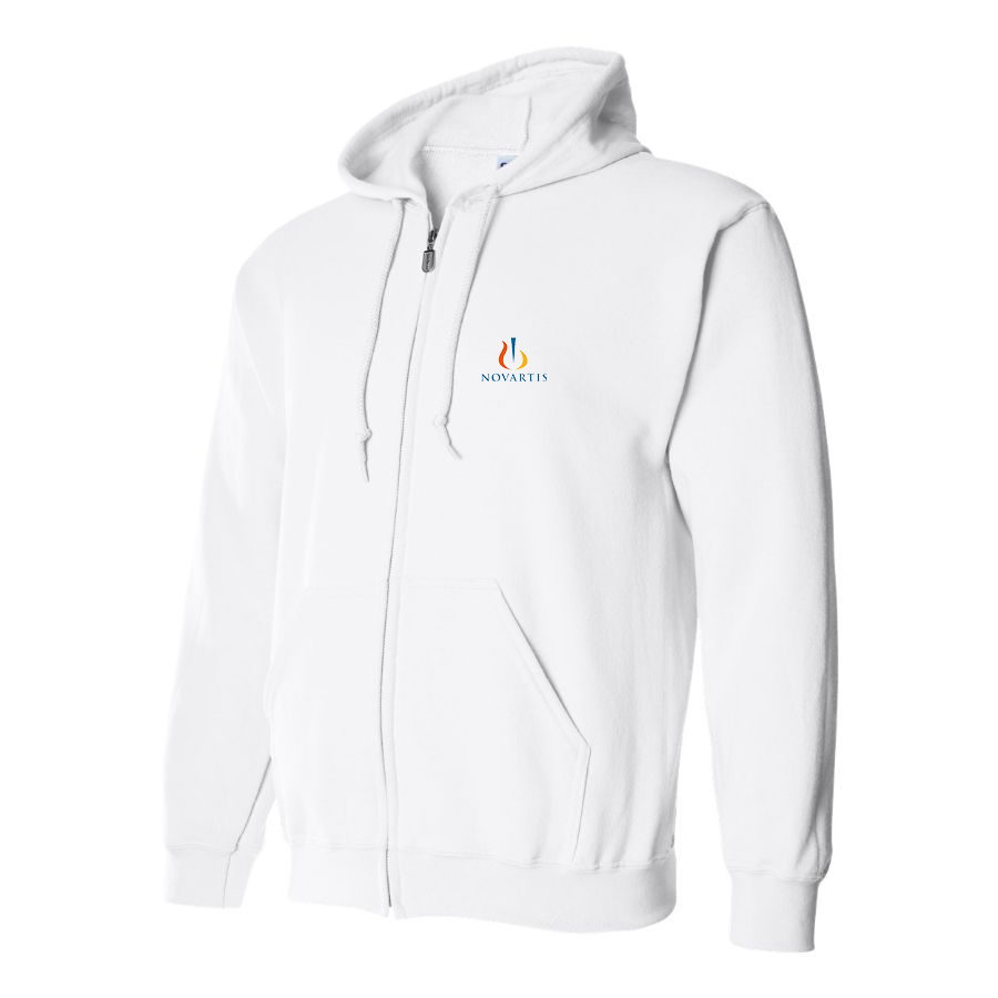 Men's Novartis Logo  Zipper Hoodie