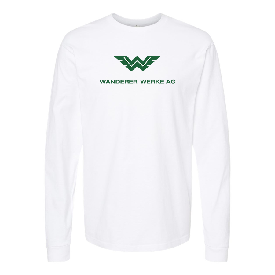 Men's Wanderer Werke Logo  Cotton Long Sleeve T-Shirt