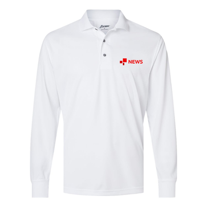 Men's  BBC News Paragon Prescott Long Sleeve Polo