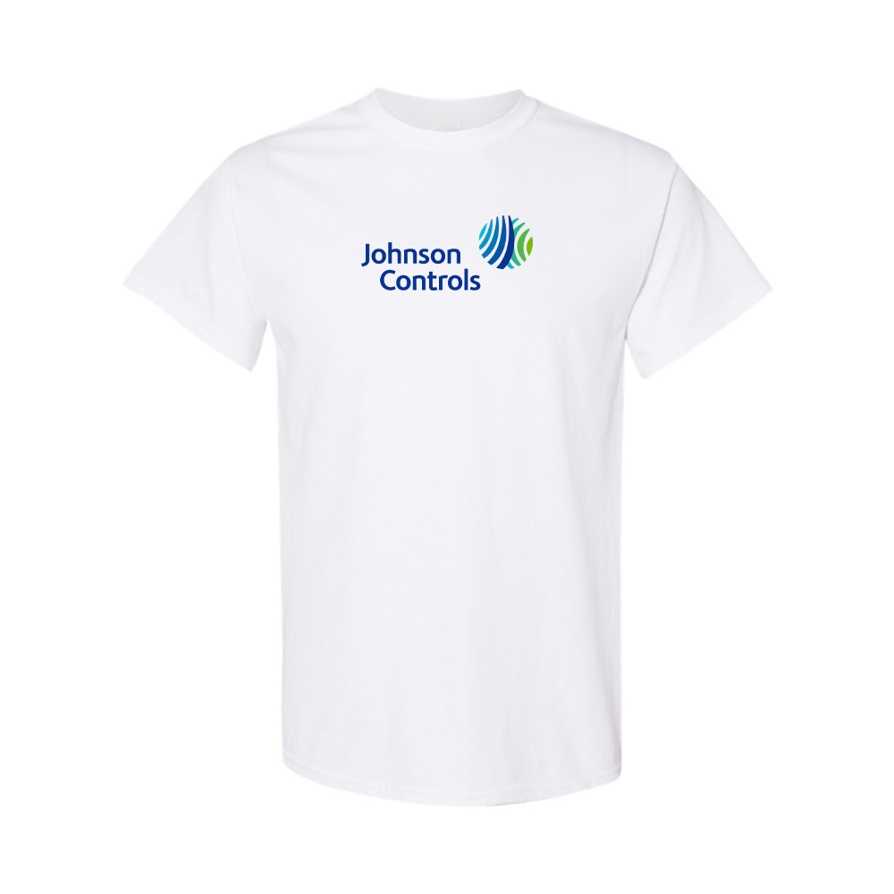 Men's Johnson-Controls Logo Cotton T-Shirt