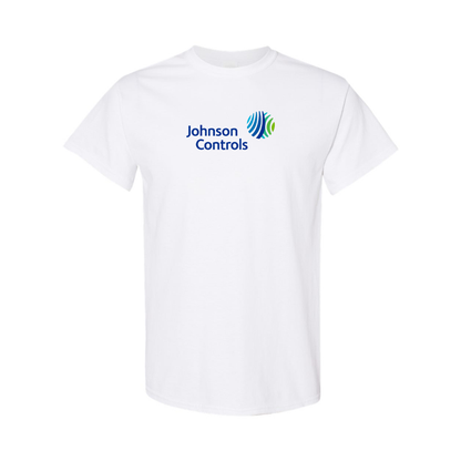 Men's Johnson-Controls Logo Cotton T-Shirt
