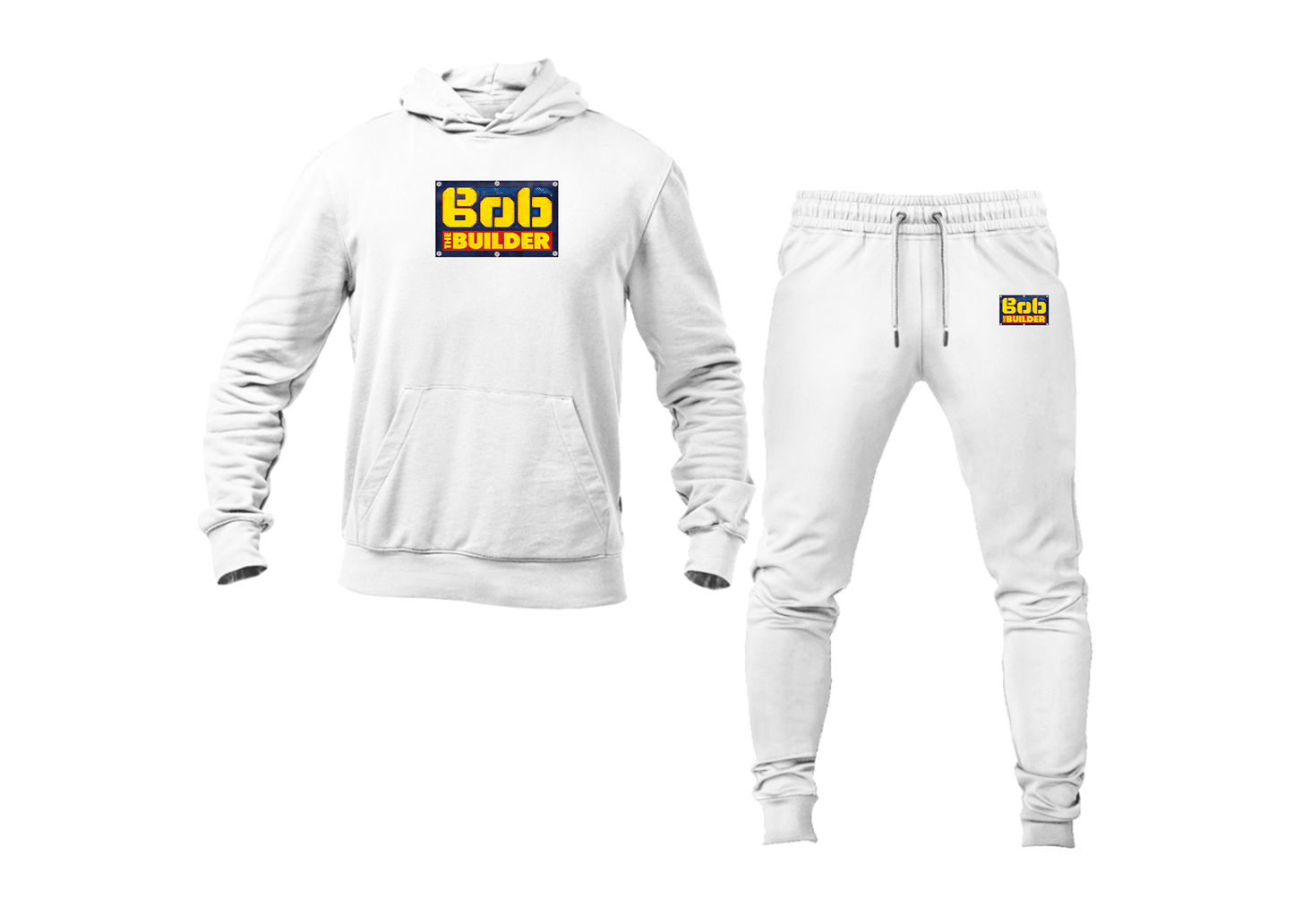 Men's Bob the Builder Logo Hoodie Joggers Set