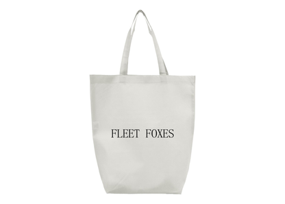 Fleet Foxes Logo Q-Tees Non-Woven Gusset Bottom Tote
