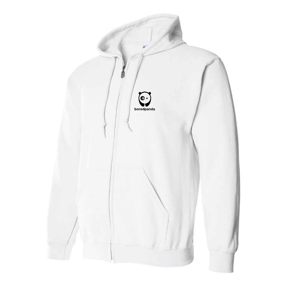 Men's Bored Panda Logo Zipper Hoodie