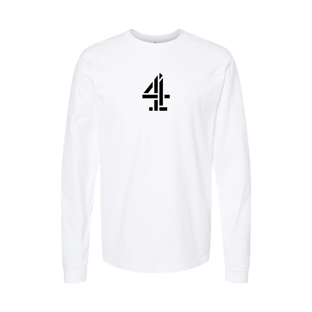 Youth Channel 4 Logo Cotton Long Sleeve T-Shirt