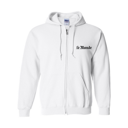 Men's Le Monde  Gildan  Heavy Blend Full Zip Hooded Sweatshirt