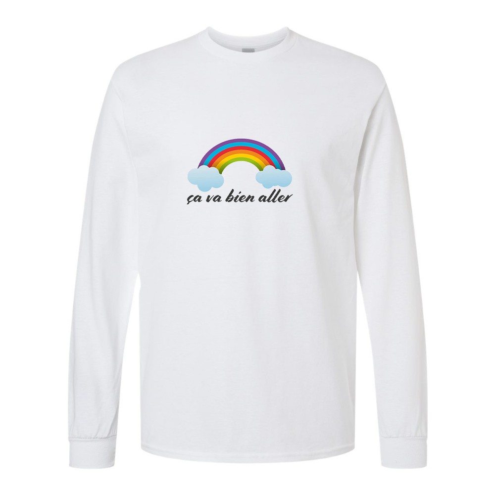 Men's Ça va bien aller Gildan Heavy Cotton Long Sleeve T-Shirt